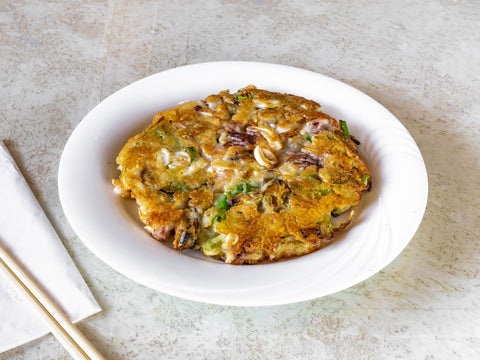 Seafood and Scallions Pancake<br>해물파전