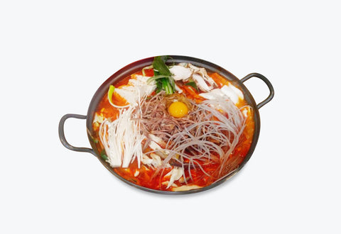 Spicy Beef and Veggie Casserole<br>장터전골 (For 2)