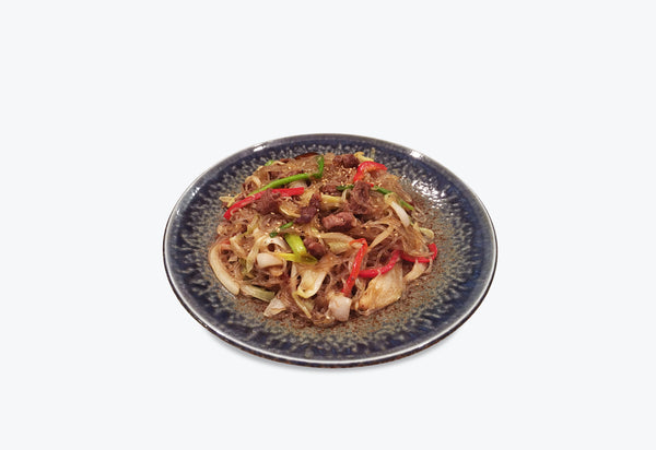 Stir-Fried Noodles with Bulgogi<br>불고기잡채